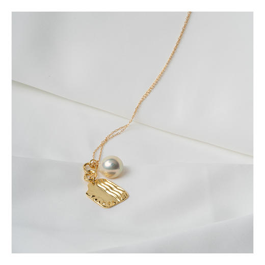 APRESI｜SWIRLING Pearl Pendant Necklace [自然线条感珍珠项链] 商品图8