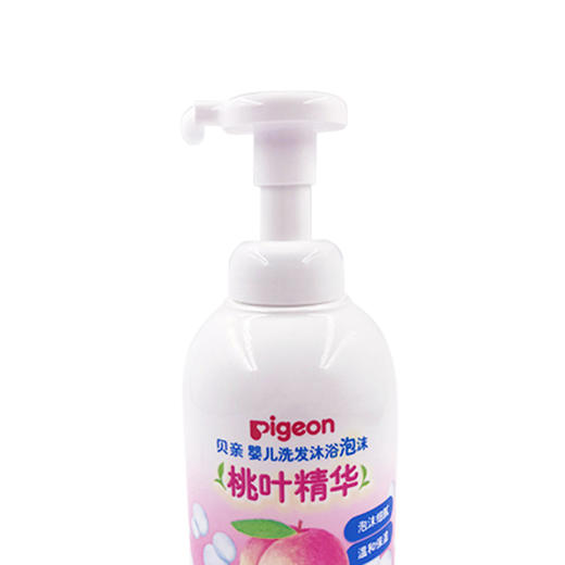 日本贝亲母婴品牌—婴儿洗发沐浴泡沫（桃叶精华） 商品图2