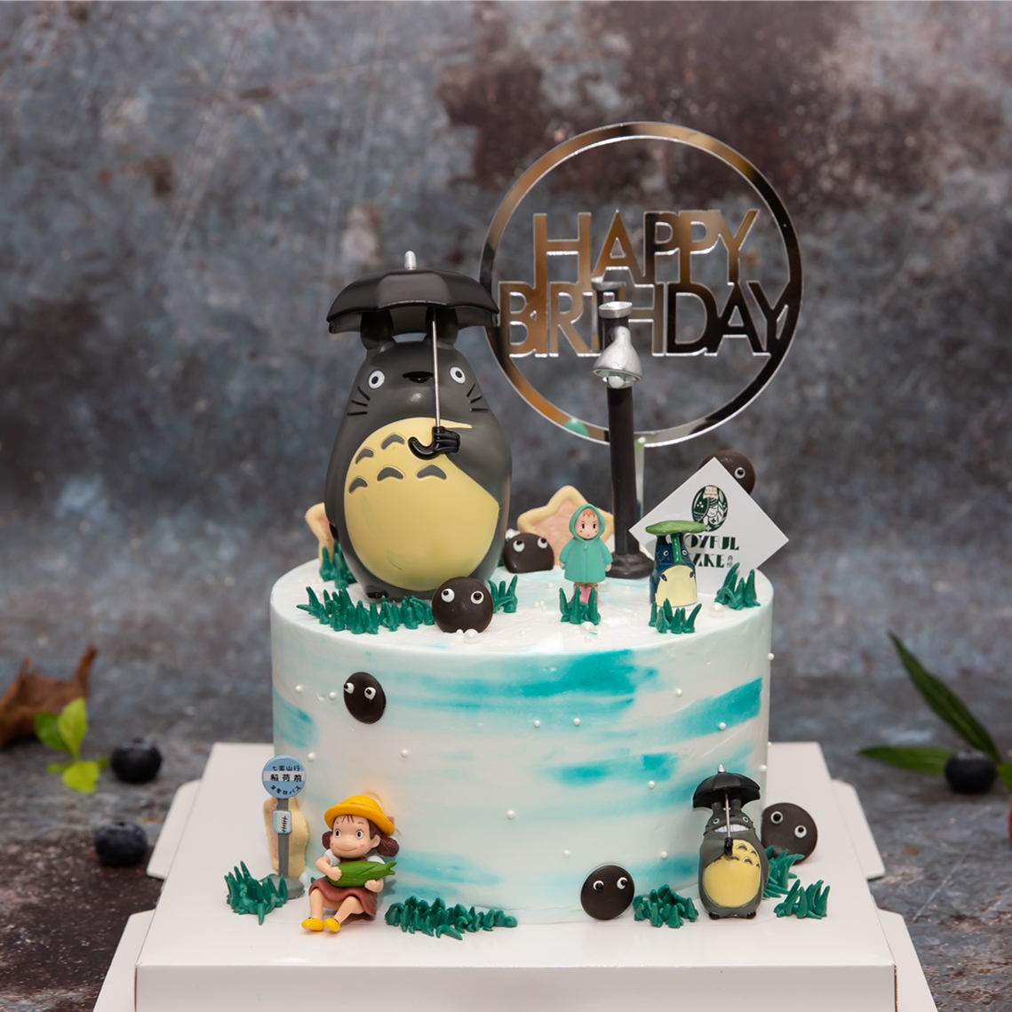 千与千寻龙猫主题蛋糕