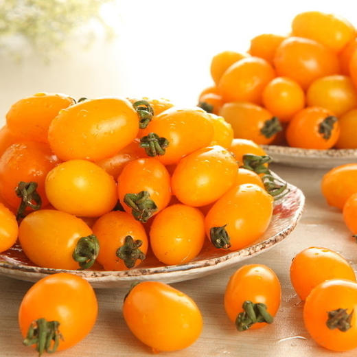 【2斤】黄串小柿子 新鲜黄柿子 重约2斤【当天提货】 商品图5
