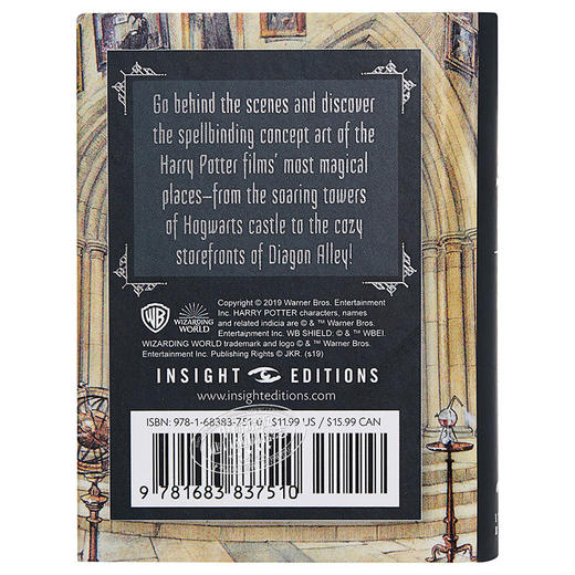 【中商原版】哈利波特迷你书 艺术画册设定集 神奇的地方迷你书 精装 英文原版 The Art of Harry Potter: Mini Book of Magical Places 商品图1