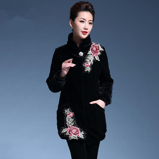 MY-8801冬季新品中老年女装棉衣 商品图0