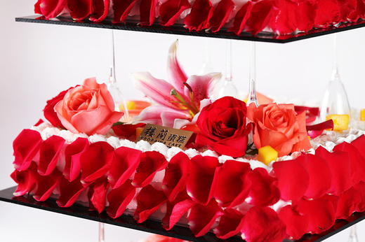 六层层架蛋糕『我心永恒』31磅3399元 商品图1