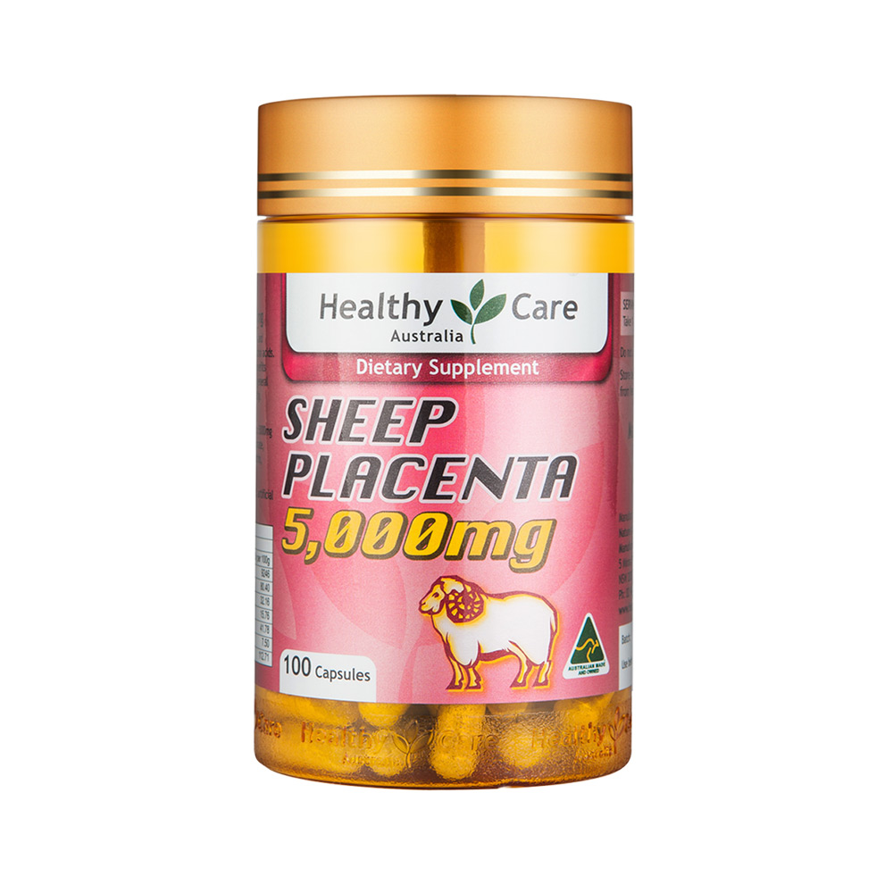 【澳洲直邮】HealthyCare羊胎素胶囊5000mg100粒JPY带授权招加盟代理