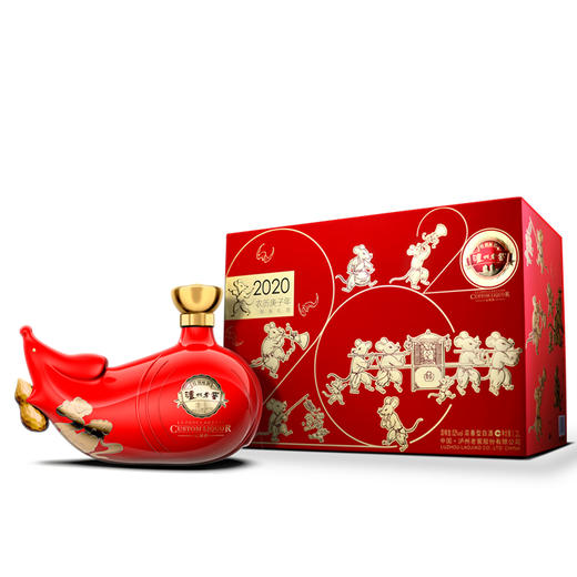 【历年新春礼酒】52度 泸州老窖2020农历庚子年新春礼酒/惟尊 1.2L  泸州老窖官方旗舰店 商品图1