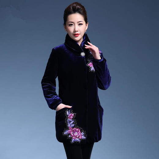 MY-8801冬季新品中老年女装棉衣 商品图1