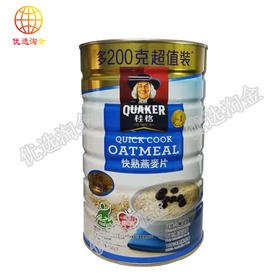 桂格蓝罐麦片800g加送200g/罐 1*12 21.7