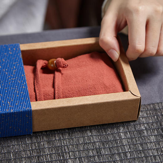 迦印堂丨花梨香礼 香道套组 沉香线香+镂空香炉+棉麻布套 商品图2