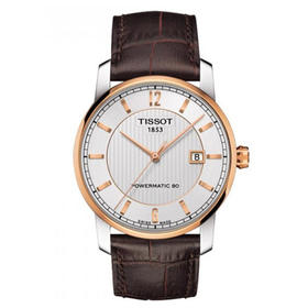 天梭Tissot 钛系列T087.407.56.037.00皮带机械男表