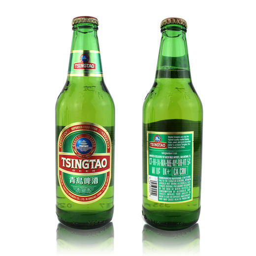 多买多赠上不封顶赠水花茶壶5件套青岛啤酒美国内销小美啤355ml24瓶箱