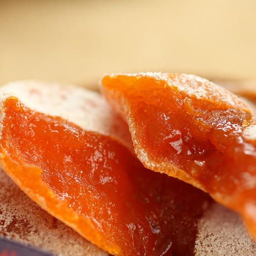 「挂霜溏心」陕西富平降霜柿饼，自然上霜，传统工艺，自然吊晒，推荐！！！ 商品图1