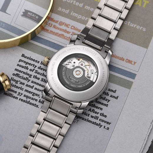 天梭Tissot 钛系列T087.407.55.037.00机械男表 商品图2