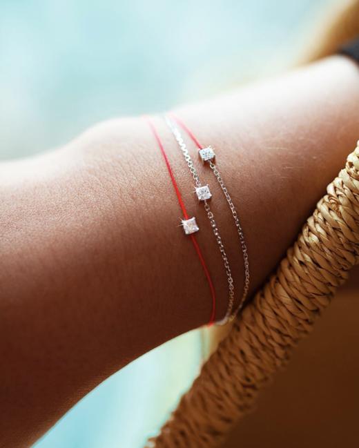 店面｜Redline-Princesse Chain-18K白金 钻石 手链［法国设计师］ 商品图2