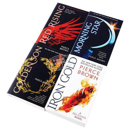 【中商原版】皮尔斯布朗：火星崛起系列1-4套装 英文原版 Pierce Brown: Red Rising 科幻小说 商品图2