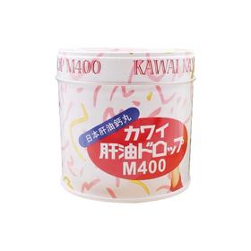 日本kawai鱼肝油丸白/罐M400  4987049212914