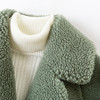 KE-1908秋冬新款宽松纯色翻领网红同款羊剪颗粒绒外套 商品缩略图4