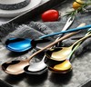 【餐具】创意304不锈钢长柄家用可爱韩式小汤匙 商品缩略图1