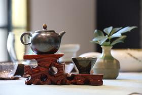 台湾名家 廖国华 金釉壶