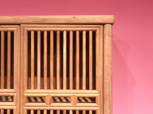 红桥红家具严选缅甸花梨大果紫檀直棂架格