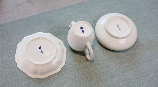 台湾大师 蔡曉芳 早期牙白釉組 商品图2