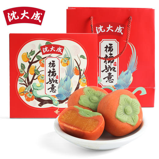 上海沈大成柿柿如意传统糕点礼盒150g/盒 商品图3