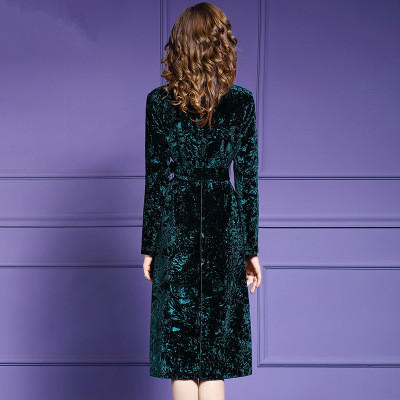 FMY-18334秋冬新品chic系带收腰过膝外套 商品图2