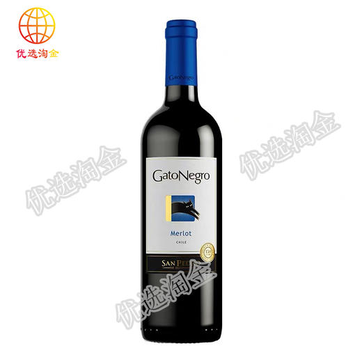 智利猫梅洛红蓝猫750ml/瓶    7804300120603   1*6 商品图2