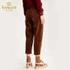 乔万尼女裤秋冬时尚休闲小脚裤纯色直筒显瘦裤长裤EN4F847 商品缩略图2