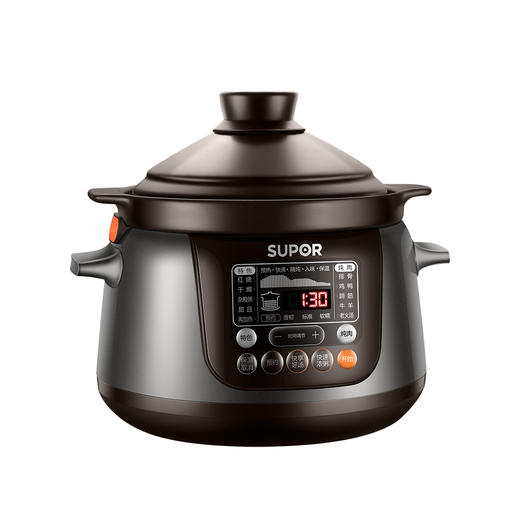 苏泊尔（SUPOR）精控快速炽陶电炖锅TC30YC5     全自动 3.0L防溢设置 商品图1