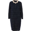 乔万尼连衣裙修身显瘦羊毛裙长袖格子连衣裙中长款冬EN4E705 商品缩略图3