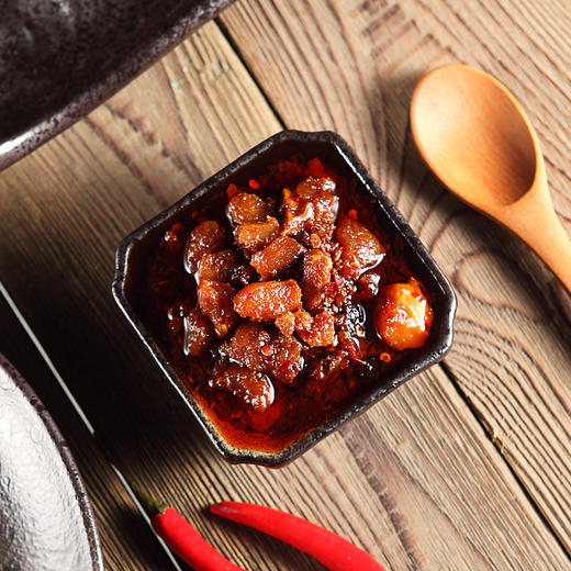 茂德公香辣鸡丁辣椒酱农家香辣拌面拌饭酱自制下饭菜100g 商品图4