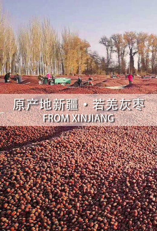 2025年新灰枣~~若羌灰枣 一级灰枣  家庭4斤装 商品图1