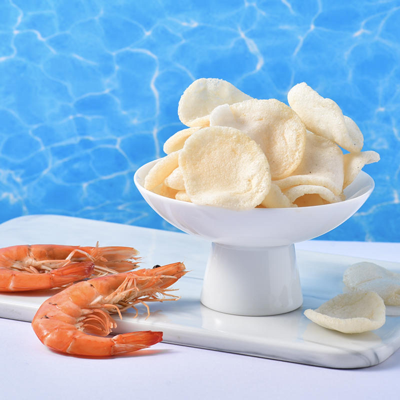 「30%虾肉含量」鲜虾脆片48g/袋