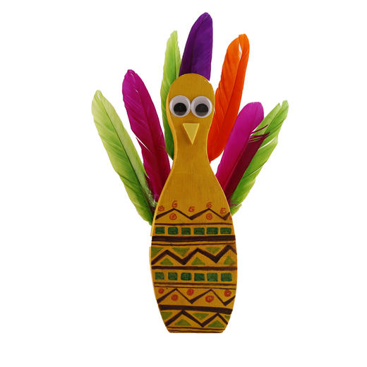 幼儿园课堂手工DIY白胚火鸡玩偶材料包 商品图0