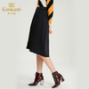 乔万尼半身裙女冬季黑色休闲半裙高腰显瘦裙中长款EN4D852 商品缩略图1