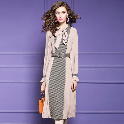 FMY-25673秋季新款淑女小众收腰中长款A字裙 商品图1