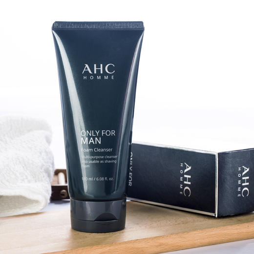 ahcahc男士洗面奶深层清洁温和配方清爽控油洁面乳180ml