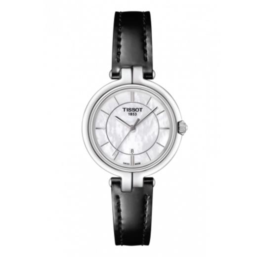 天梭Tissot 弗拉明戈系列 T094.210.16.111.00 皮带石英女表 商品图0