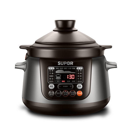 苏泊尔（SUPOR）精控快速炽陶电炖锅TC30YC5     全自动 3.0L防溢设置 商品图0