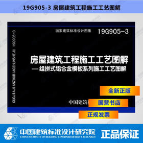 19G905-3房屋建筑工程施工工艺图解--组拼式铝合金模板系列施工工艺图解