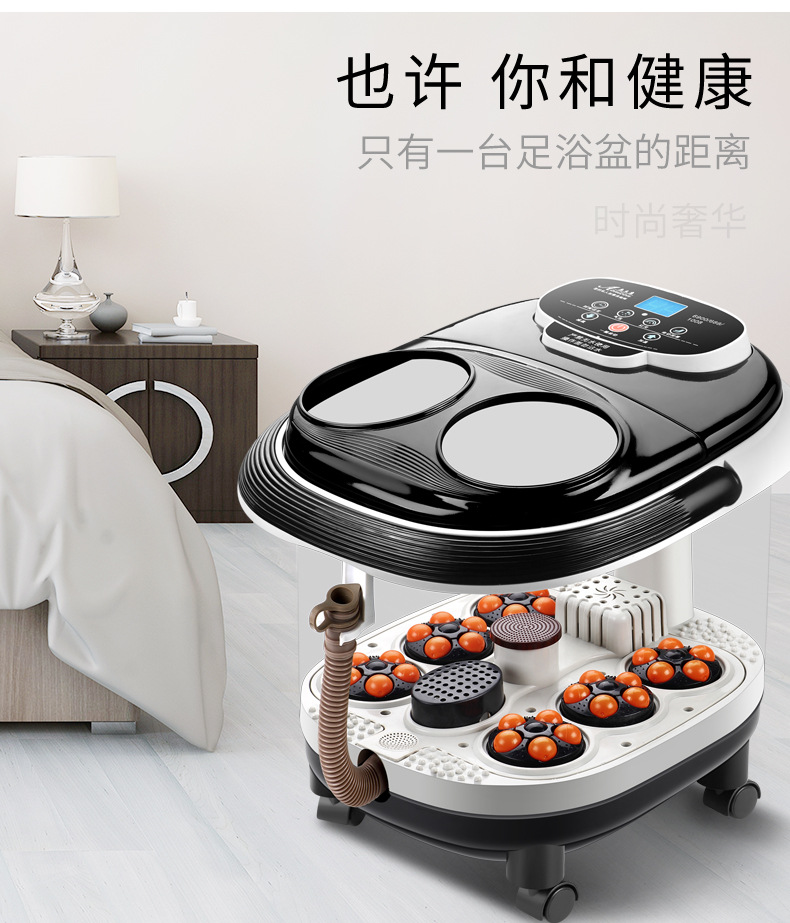 szdq688c新款全自动按摩电动足浴器泡脚盆