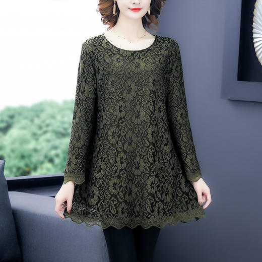 YPY-14527秋冬新款宽松遮肚子长袖打底衫 XCX 商品图3