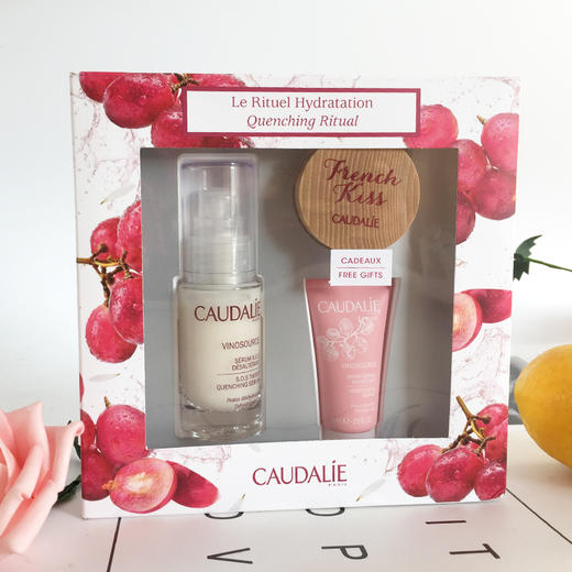 Caudalie欧缇丽精华+面霜+唇膏套盒 商品图1