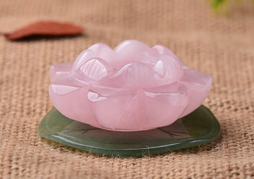 粉晶莲花座 商品图0