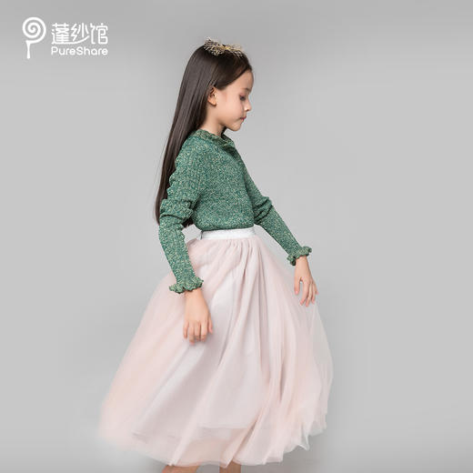 非质量问题不退换哦~pureshare蓬纱馆 儿童毛衣女童打底针织衫套头冬装洋气宝宝毛线衣 商品图2