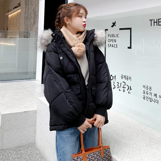 棉衣女短款棉服上衣宽松显瘦面包服棉袄冬季服饰外套 商品图2