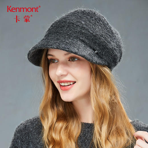 Kenmont卡蒙/冬季女英伦复古针织贝雷帽KM-5001 商品图1