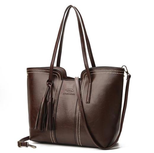 【服饰鞋包】托特女包流苏大包时尚休闲手提单肩包斜挎包 商品图1