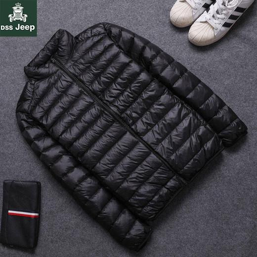 时尚男士服饰轻薄羽绒棉服 修身立领大码短款上衣轻便休闲棉服 商品图0