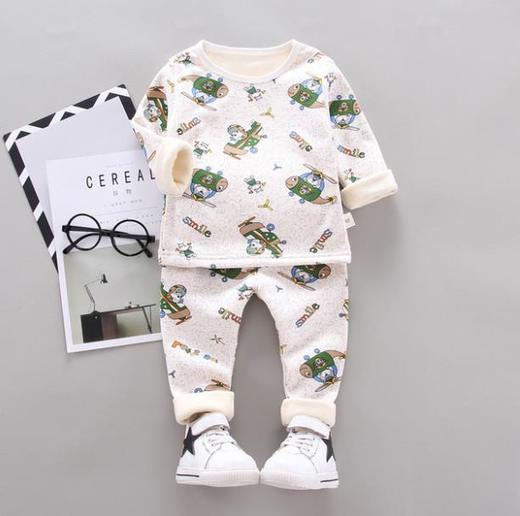 【服饰鞋包】儿童中小童纯棉秋衣秋裤套装保暖内衣宝宝秋冬韩版家居服 商品图0